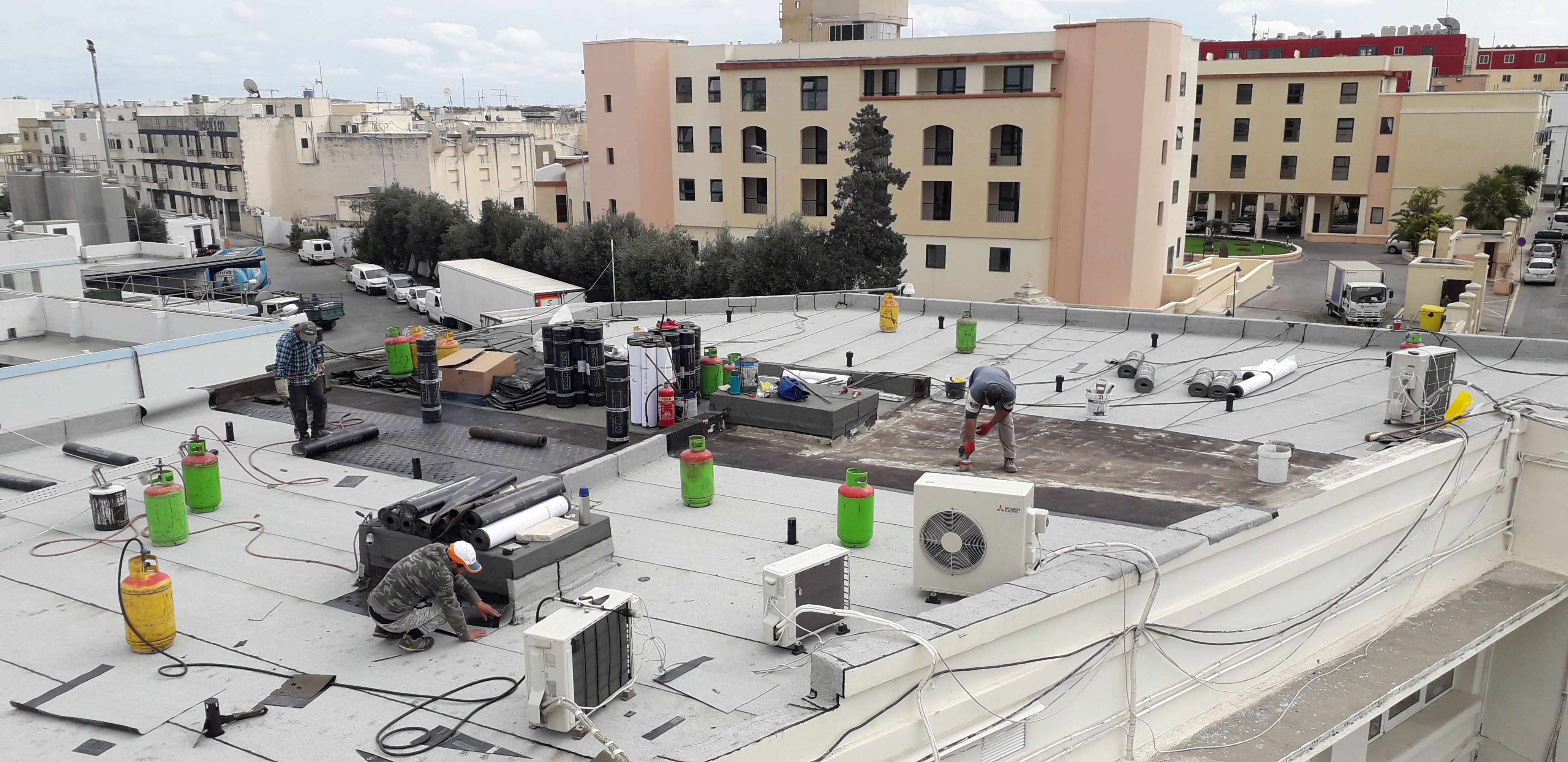 Carpet Membrane Roofs 9